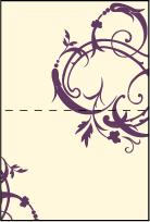 Sevilla Letterpress Placecard Fold Design Small