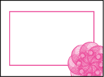 Shelby Letterpress Placecard Flat Design Small