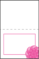 Shelby Letterpress Placecard Fold Design Small