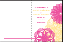 Shelby Letterpress Program Design Small
