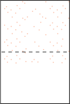 Simple Dot Letterpress Placecard Fold Design Small
