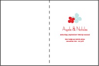 Simple Poppy Letterpress Program Design Small