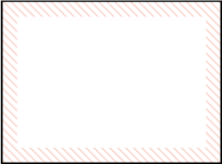 Simple Stripes Letterpress Favor Card Design Small