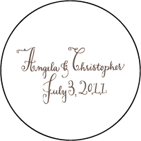 Sobelle Calligraphy Letterpress Coaster Design Small