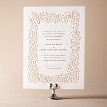 'Soho Letterpress Invitation Design Small'