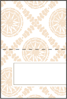 Solina Letterpress Placecard Fold Design Small