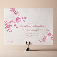 'Somersby Letterpress Invitation Design Small'