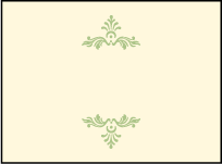 Sonnet Letterpress Placecard Flat Design Small