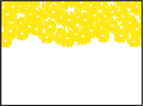 Sweet Daisy Letterpress Favor Card Design Small