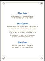 Sweet Heart Letterpress Menu Design Small