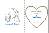 Sweet Heart Letterpress Program Design Small