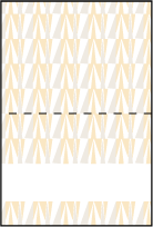 Sweet Lorna Letterpress Placecard Fold Design Small