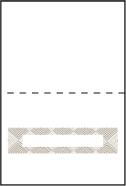 Tapestry Letterpress Placecard Fold Design Small