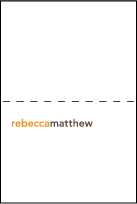 Union Letterpress Placecard Fold Design Small