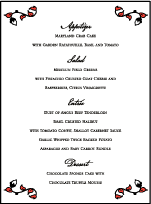 Urban Ink Letterpress Menu Design Small