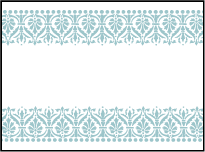 Wisteria Letterpress Placecard Flat Design Small