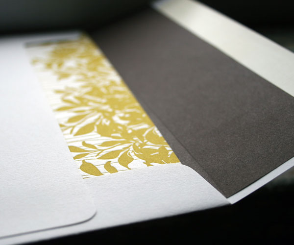 Canopy Letterpress Wedding Invitation 5