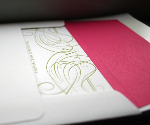 Evelyn Letterpress Wedding Invitation 5