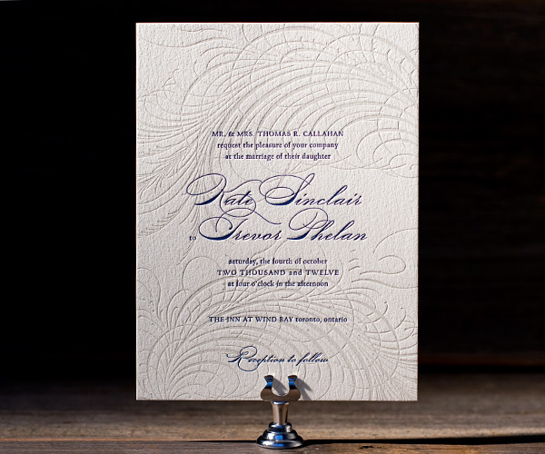 Guild Letterpress Wedding Invitation