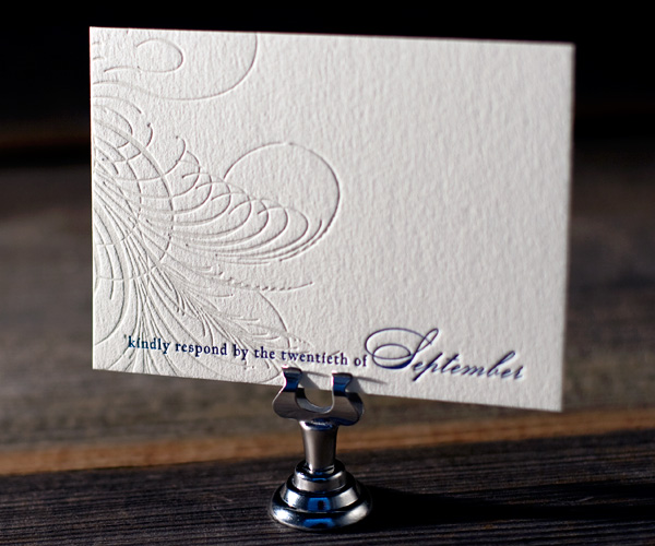 Guild Letterpress Wedding Invitation