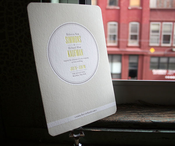 Harper Letterpress Wedding Invitation 5