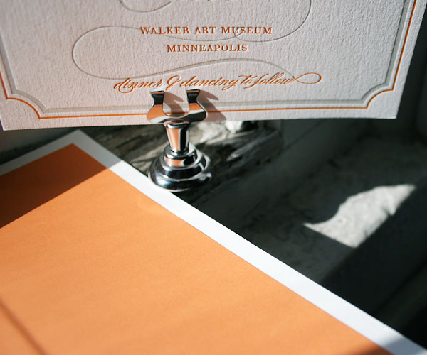 Lexington Letterpress Wedding Invitation