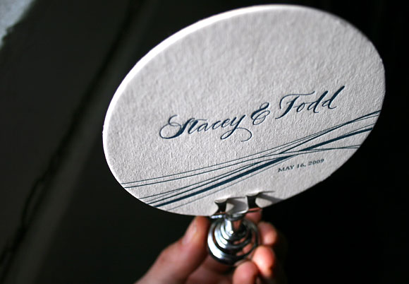 Letterpress coaster - the Riviera - by Bella Figura Letterpress coaster - the Riviera - by Bella Figura