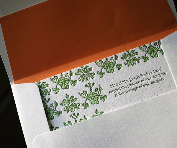 letterpress wedding invitation - Bella Figura letterpress wedding invitation - Bella Figura