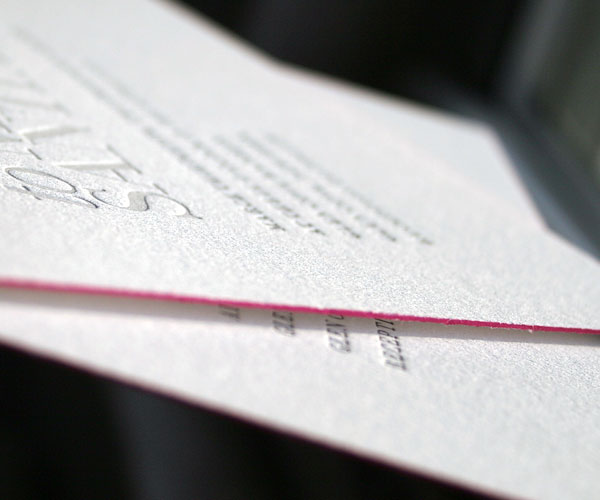 Letterpress wedding invitations - Bella Figura Letterpress wedding invitations - Bella Figura