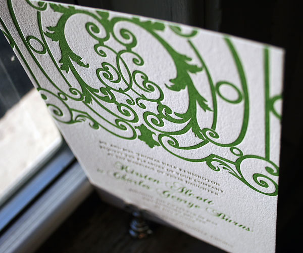 Letterpress wedding invitations - Bella Figura Letterpress wedding invitations - Bella Figura