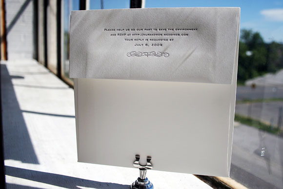 RSVP Info on Envelope Flap