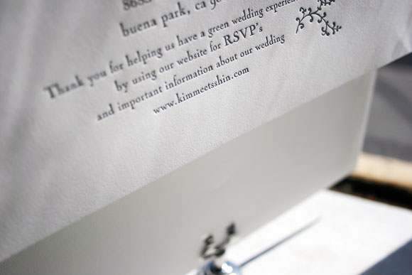 RSVP Info on Envelope Flap