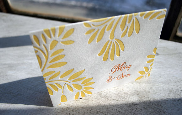 Estrella Letterpress Thank You Note Estrella Letterpress Thank You Note