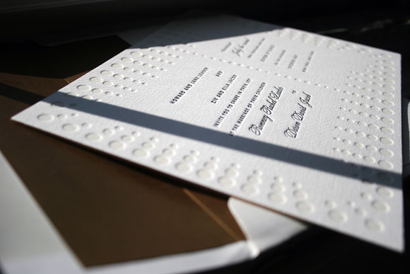 Champagne Letterpress Wedding Invitations Champagne Letterpress Wedding Invitations