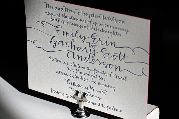 String Calligraphy customization