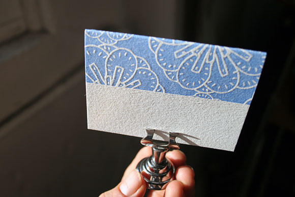 Nigella Letterpress Escort Card