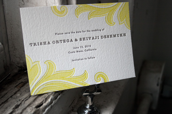 Windsor Letterpress Save the Dates by Bella Figura Windsor Letterpress Save the Dates by Bella Figura