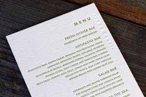 BellaFigura_GreenLetterpress_ChampagneMenu2