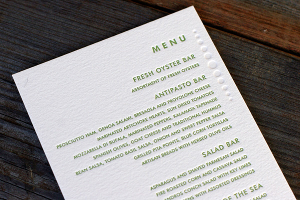 BellaFigura_GreenLetterpress_ChampagneMenu2