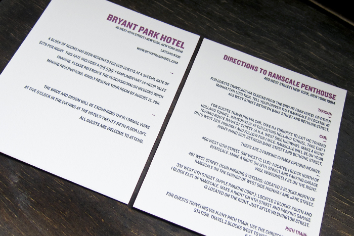 bleecker-modern-custom-letterpress-directions-accommodations-card-1