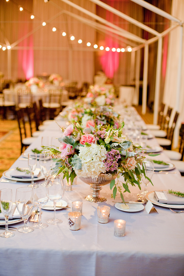 garden wedding table