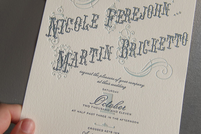 victrola-custom-letterpress-invitation-1 blue victrola
