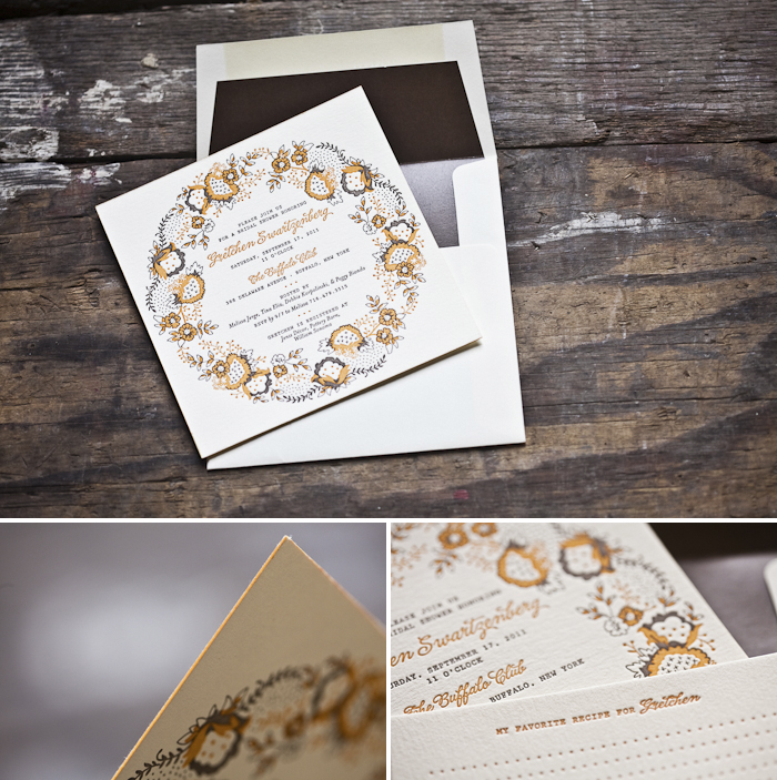 Chapin_Diptych whimsical letterpress bridal shower invitations