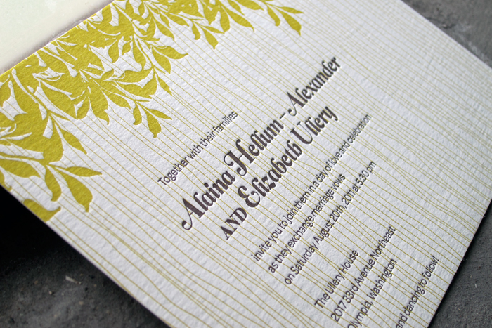 Liz&Alaina-BellaFigura-RealWedding-18 Bella Figura Canopy Invitations