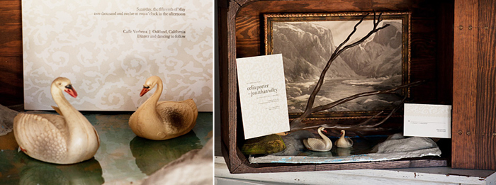 Lush is a modern floral letterpress invitation design from Bella Figura