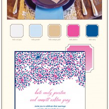 Modern Fete Customization Modern Fete Invitation