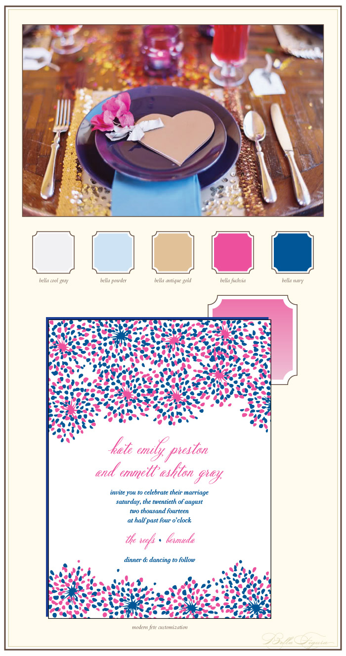 Modern Fete Invitation