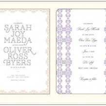 Bella Figura la-salle letterpress invitation customization A before and after look at one of Bella Figura's new 2012 letterpress invitation designs, La Salle