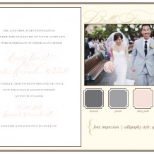Bella Figura's recommendations for how to pick the perfect calligraphy style for your wedding invitations