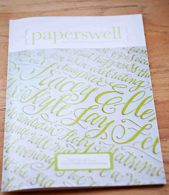 paperswell magazine Paperswell, a new magazine by Bella Figura designer and calligrapher Kelle McCarter